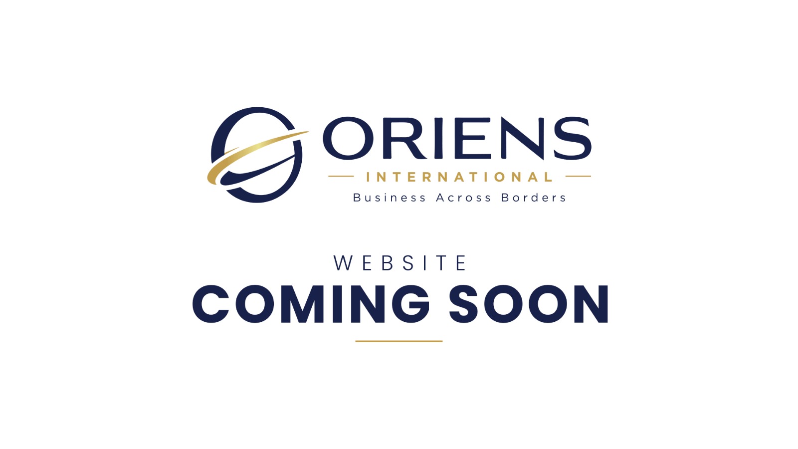 Oriens International - Coming Soon